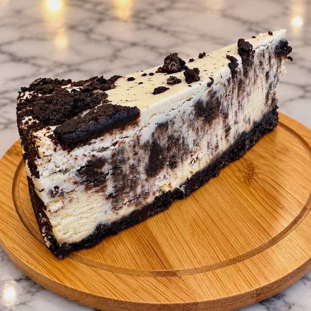 Oreo Cookie Cheesecake ￼.