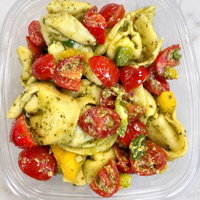 Tortellini Pesto Pasta Salad ￼.