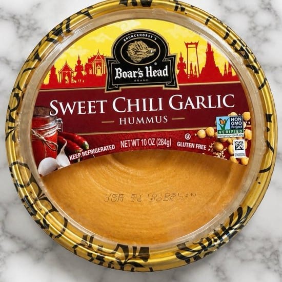 Sweet Chili Garlic Hummus.