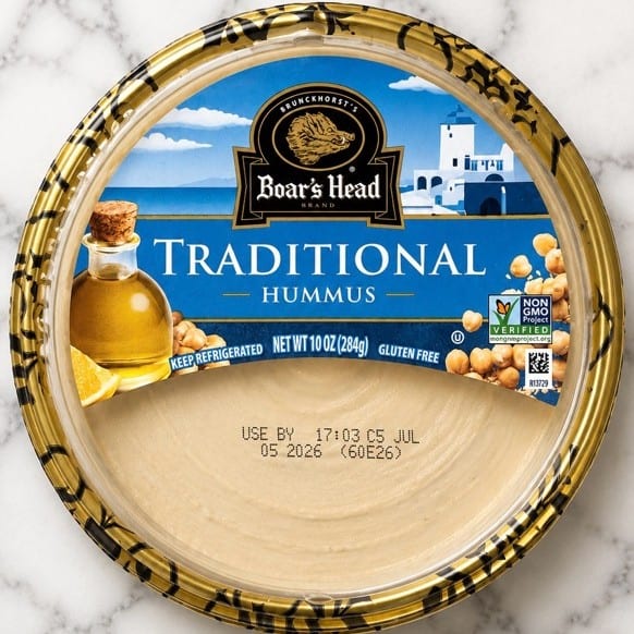 Traditional Hummus.