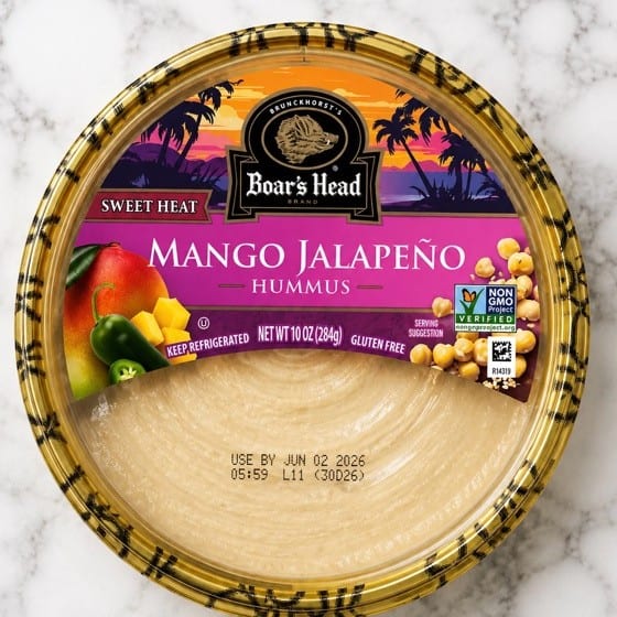 Mango Jalapeño Hummus.